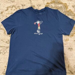 Life Is Good Navy Golf Tee ⛳️🏌🏼